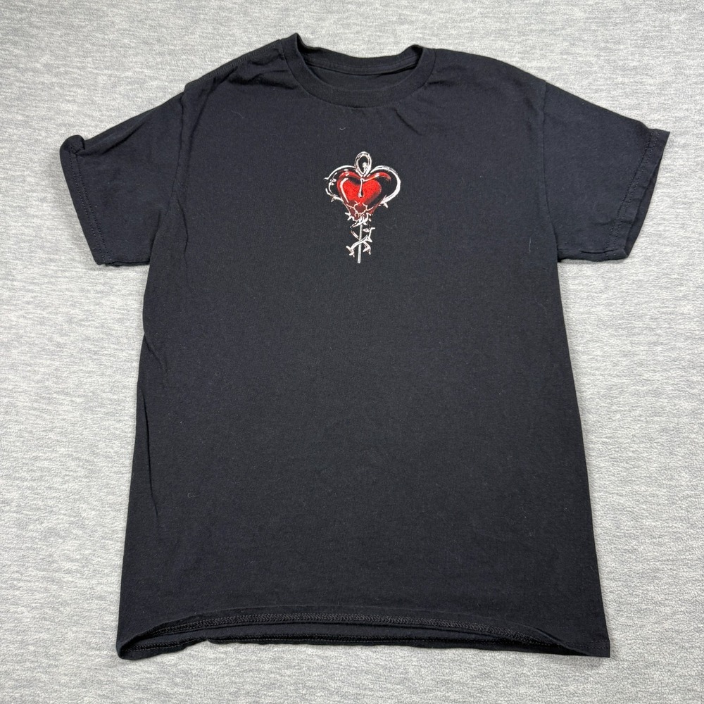 NIKI T-Shirt Unisex Small Black Graphic Heart Spear‎ World Tour Fall For You